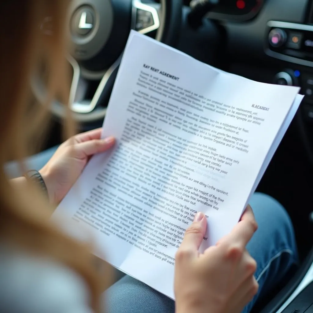 Understanding Car Rental Agreement