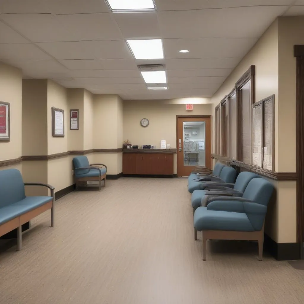 Modern and Welcoming Urgent Care Waiting Area