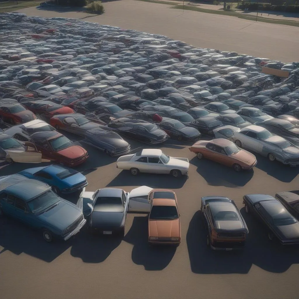 used car lot