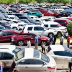 Used Car Lot in Houston