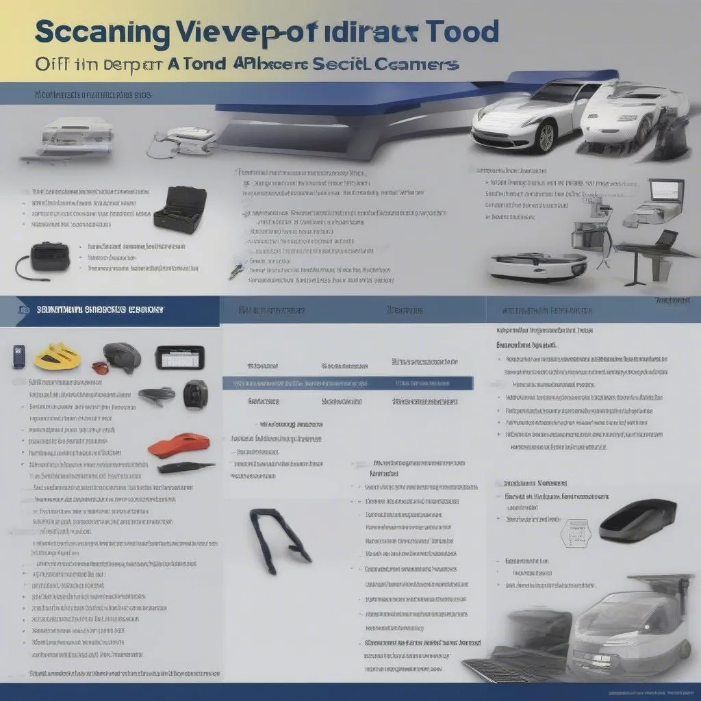 A variety of industry analysis scanning tools