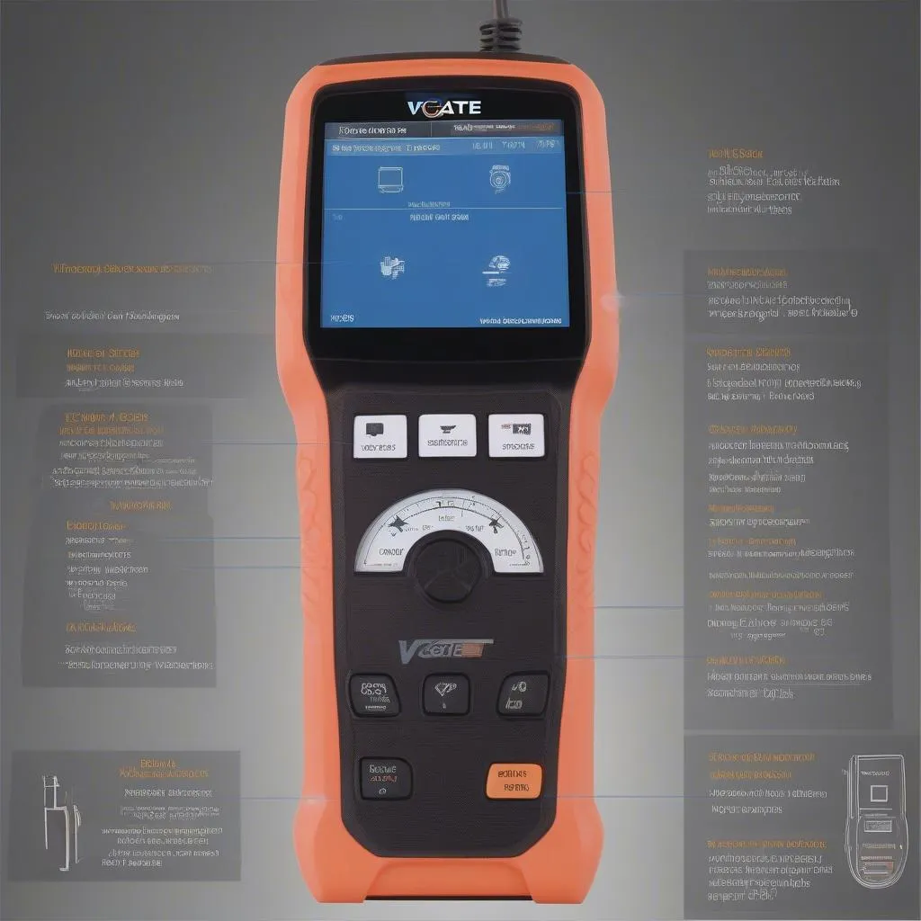 The Vgate Scan Tool VS890 features a user-friendly interface that makes it easy to navigate and understand, even for those who aren't familiar with automotive diagnostics.