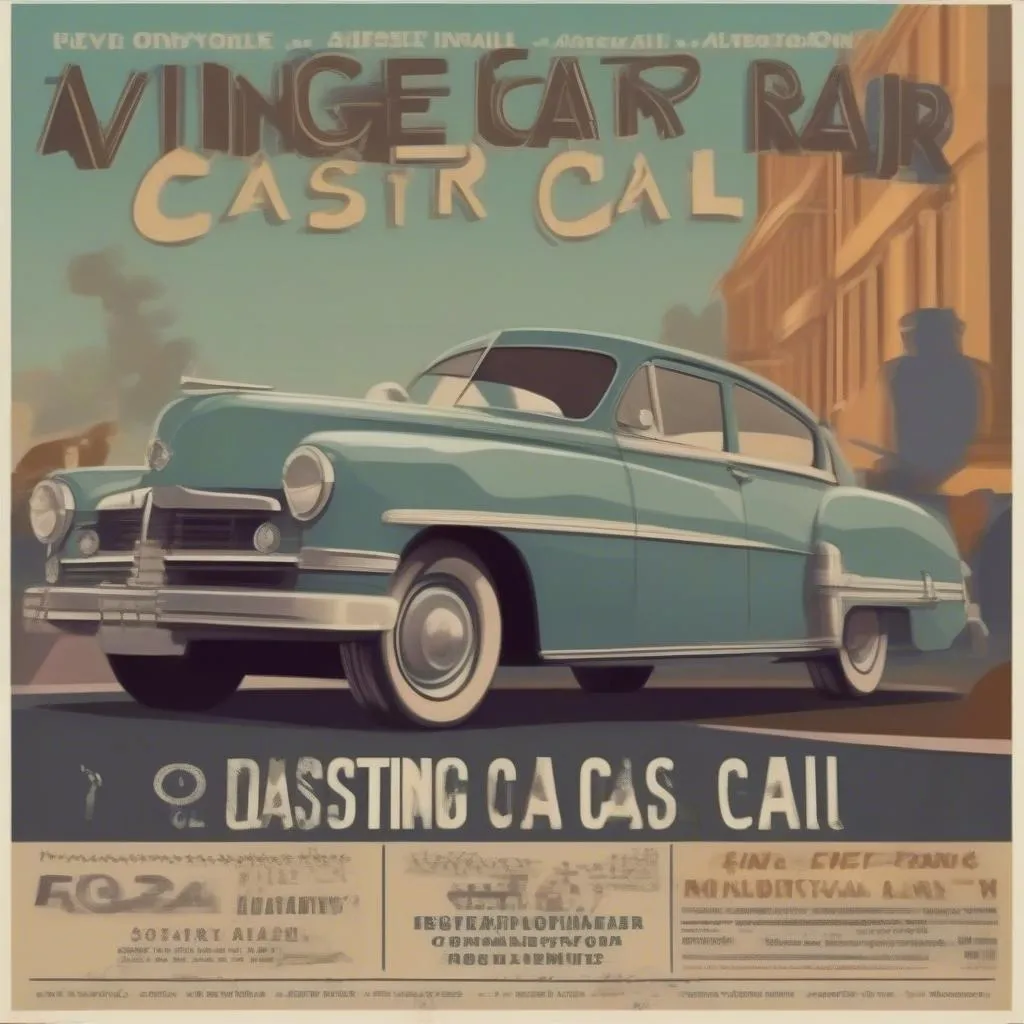 Classic car casting call