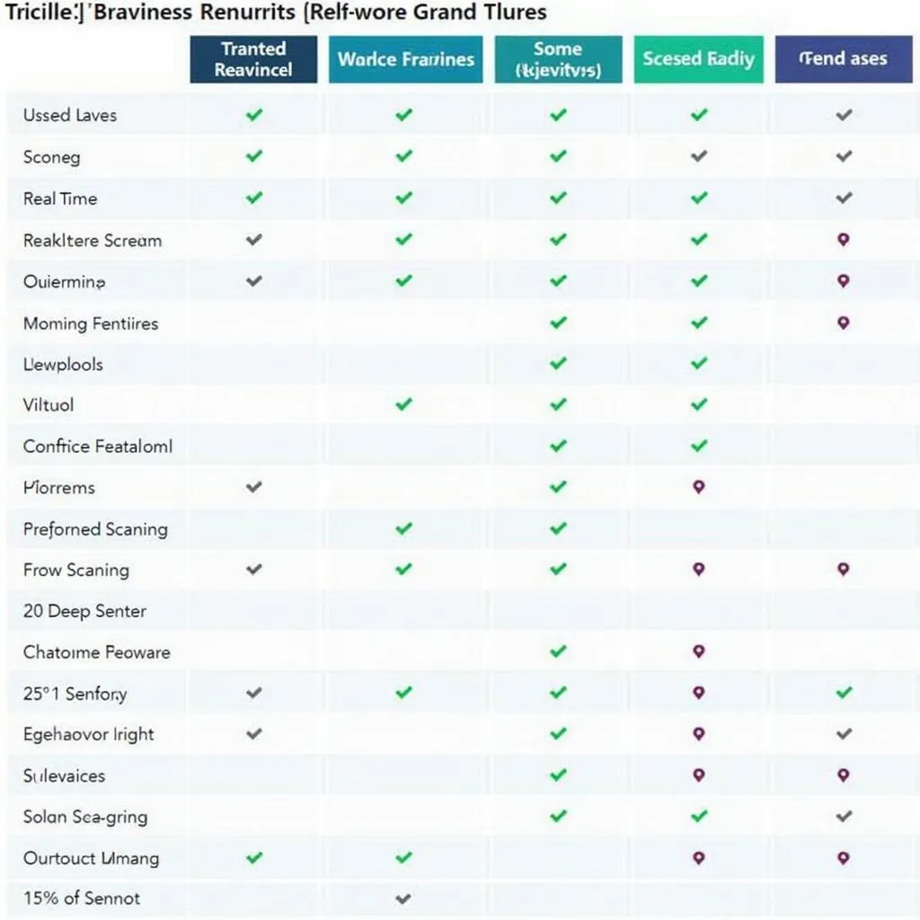 Virus Scan Comparison Chart