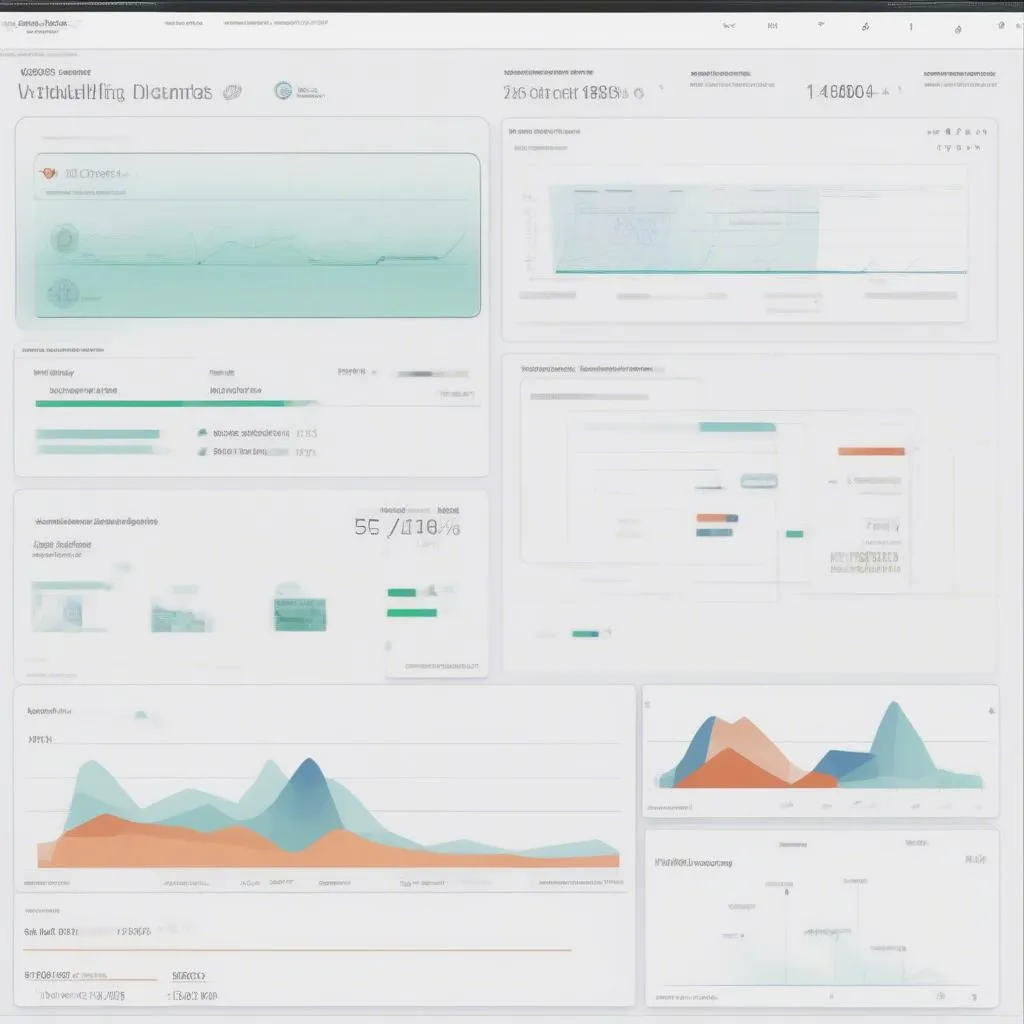 Cybersecurity software dashboard