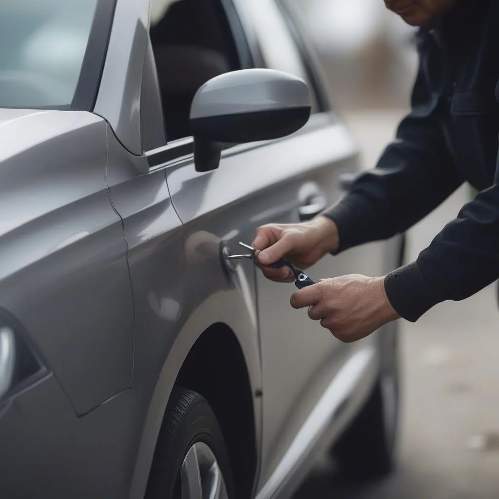 Car Locksmith Unlocking VW Passat