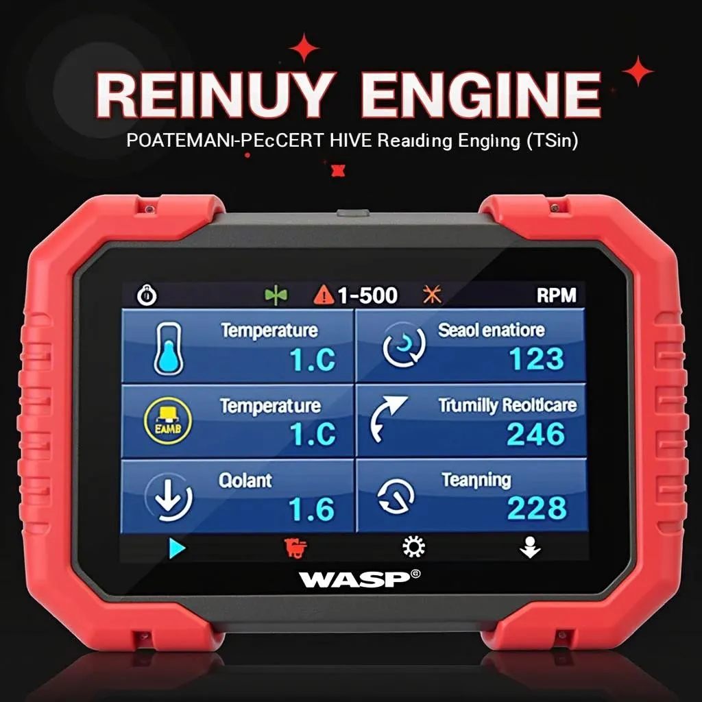 Close-up of the WASSP scanning tool's intuitive interface.