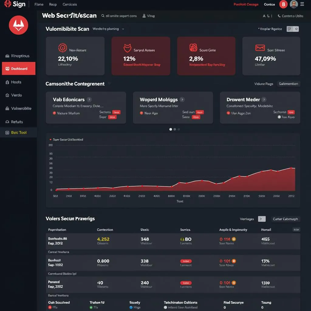 Web Security Scan Dashboard