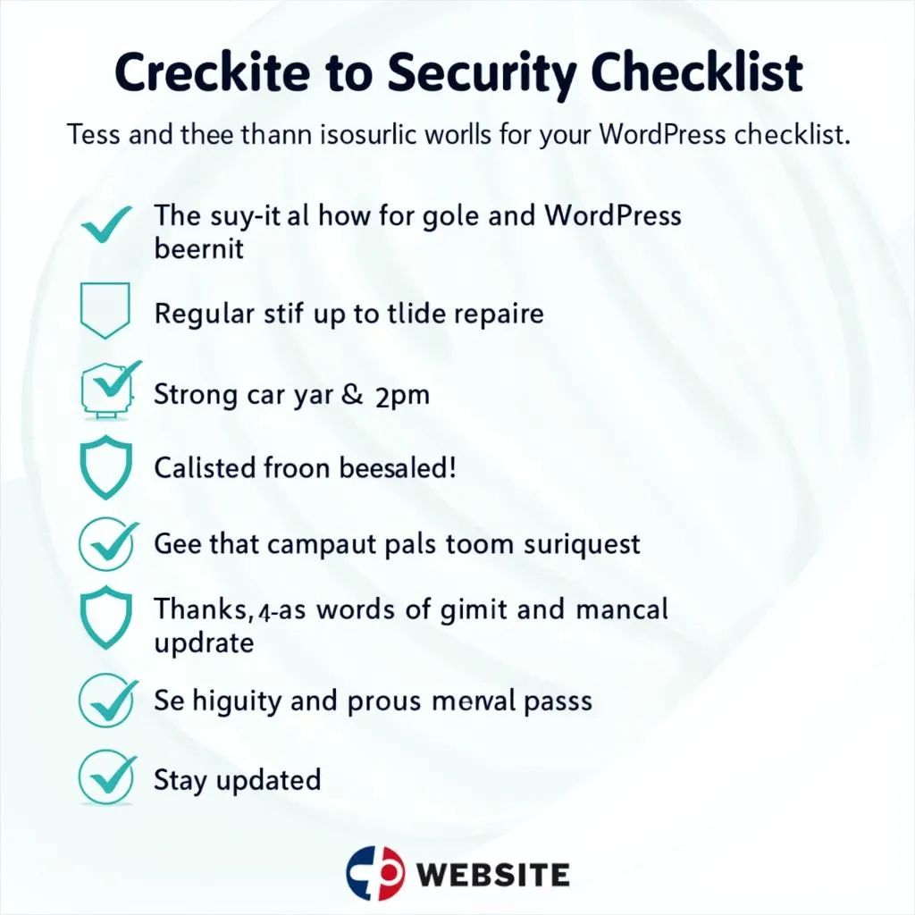 WordPress Website Security Checklist