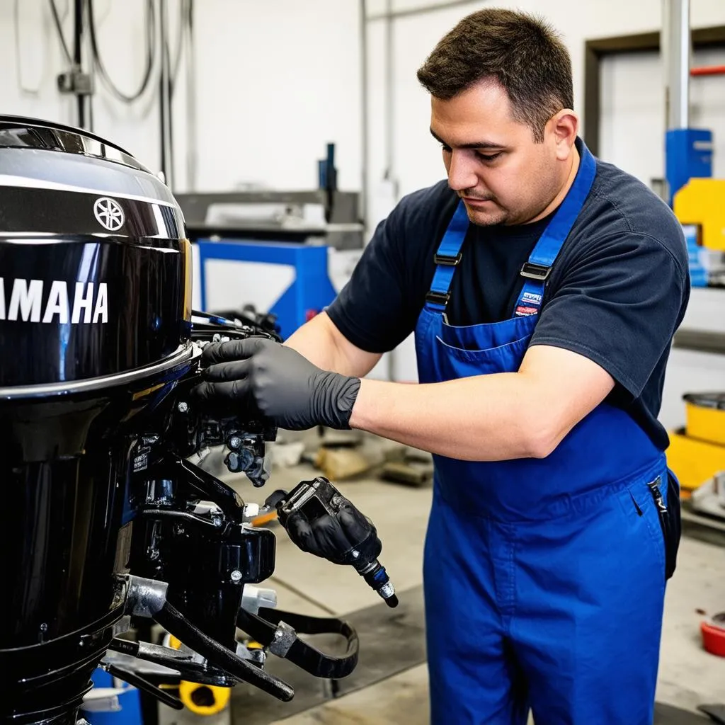 Yamaha Outboard Engine Repair