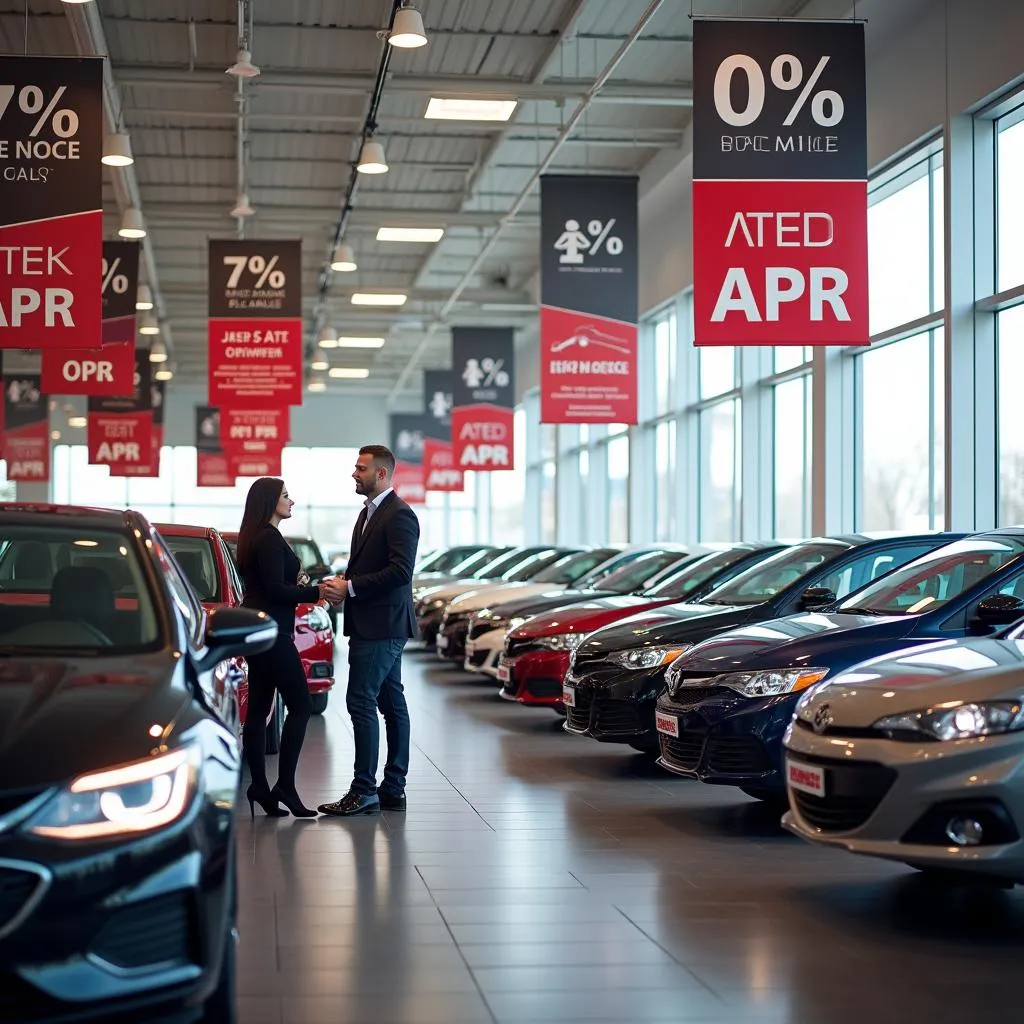 Car Dealership Offering 0% Finance Deals