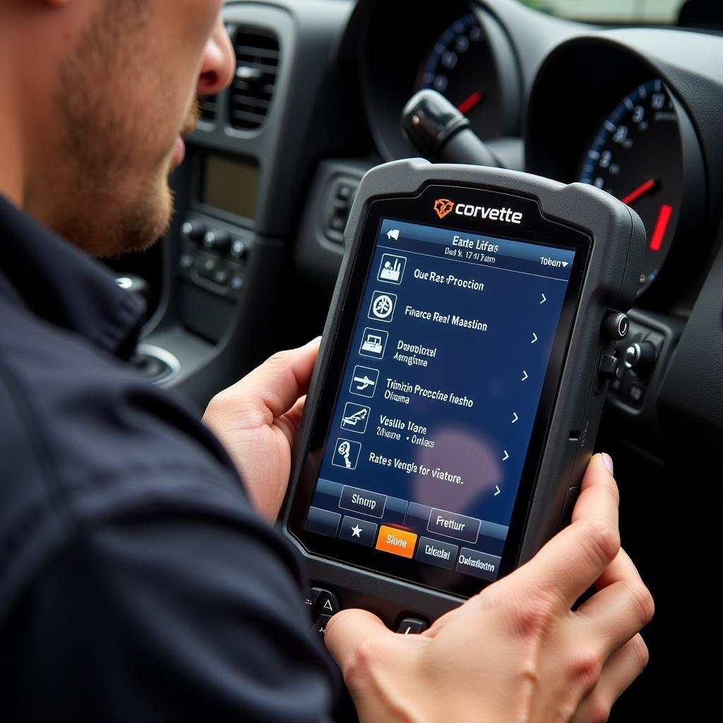 Regular Maintenance of a 2005 Corvette Using a Dealer Scanner