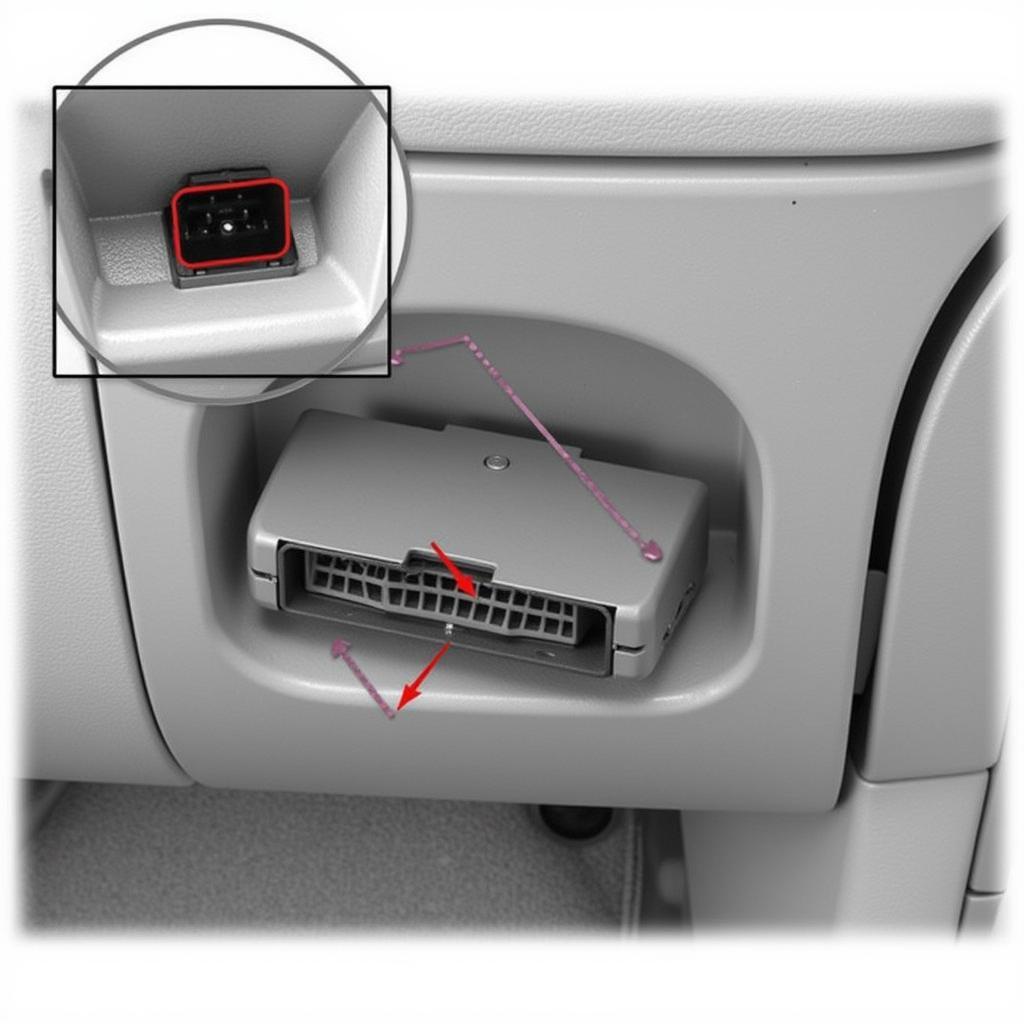 2006 Camry OBD2 Port Location