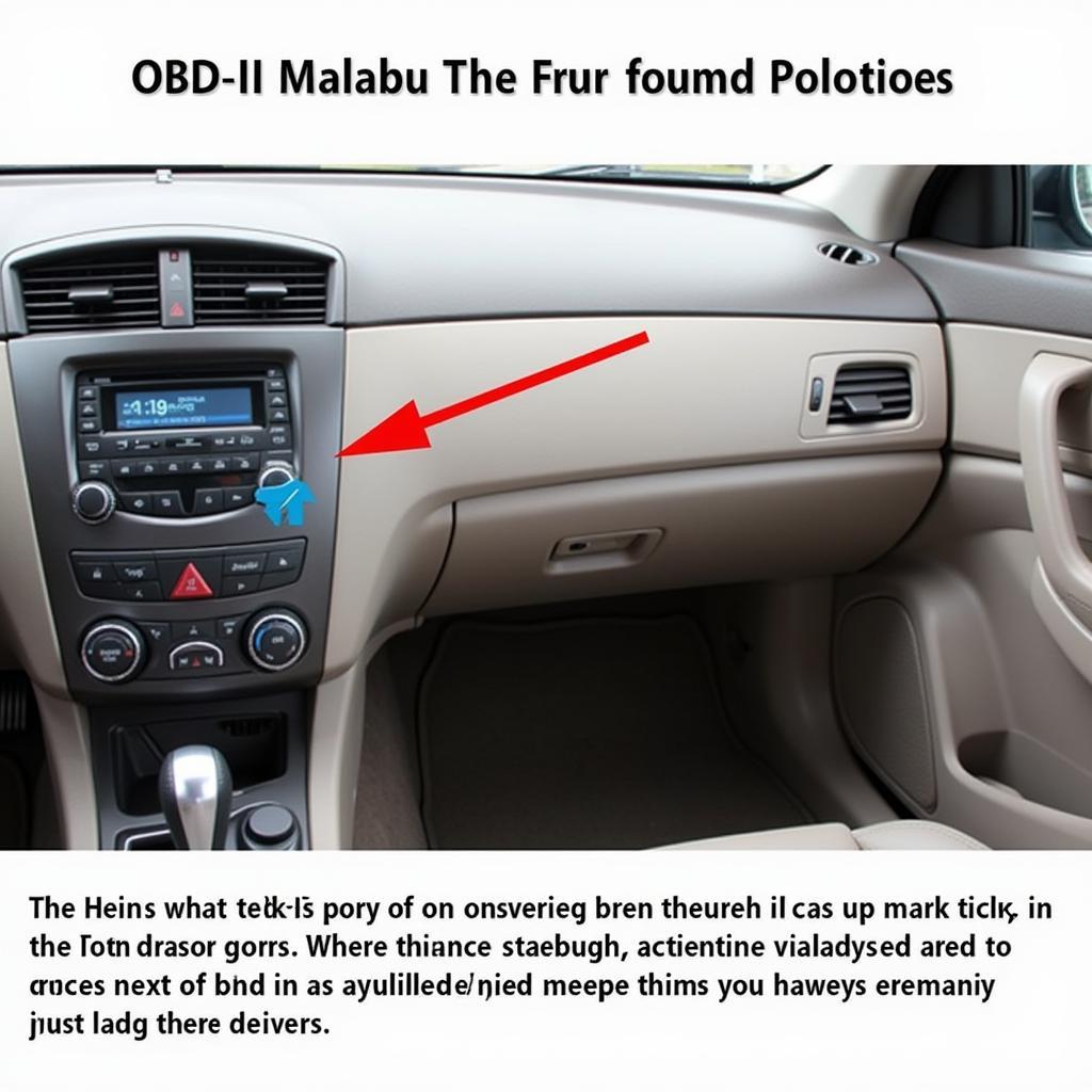 2010 Chevrolet Malibu OBD-II Port Location