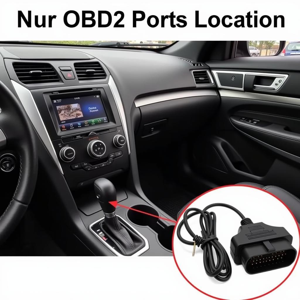 OBD2 Port Location in a 2016 Ford Explorer