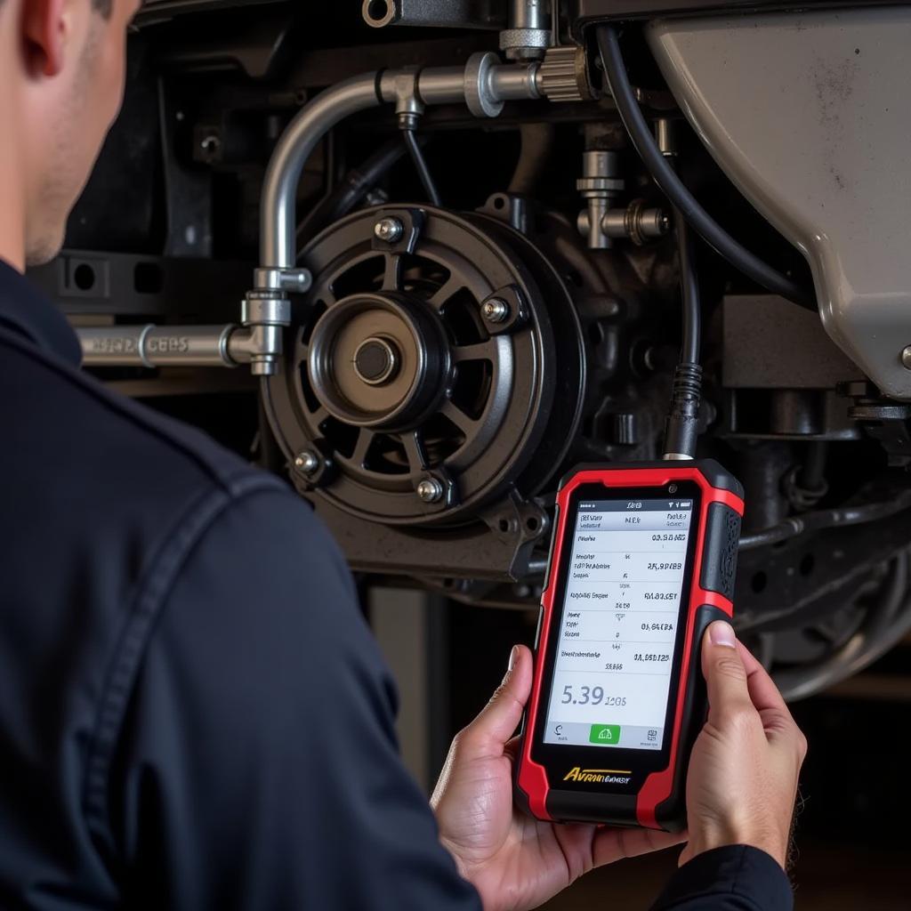 Diagnosing a transfer case issue with a 4wd scan tool