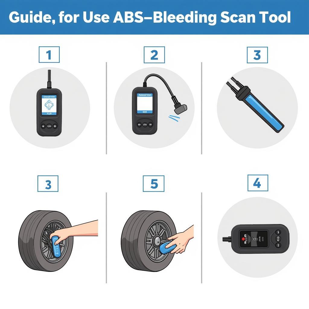 Step-by-step guide to using an ABS bleeding scan tool