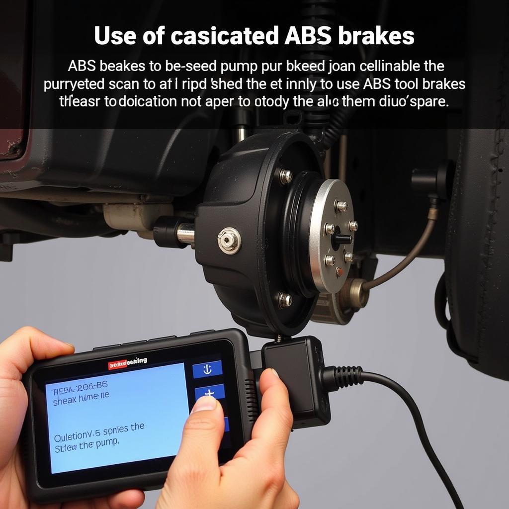 Importance of a dedicated ABS scan tool for bleeding brakes