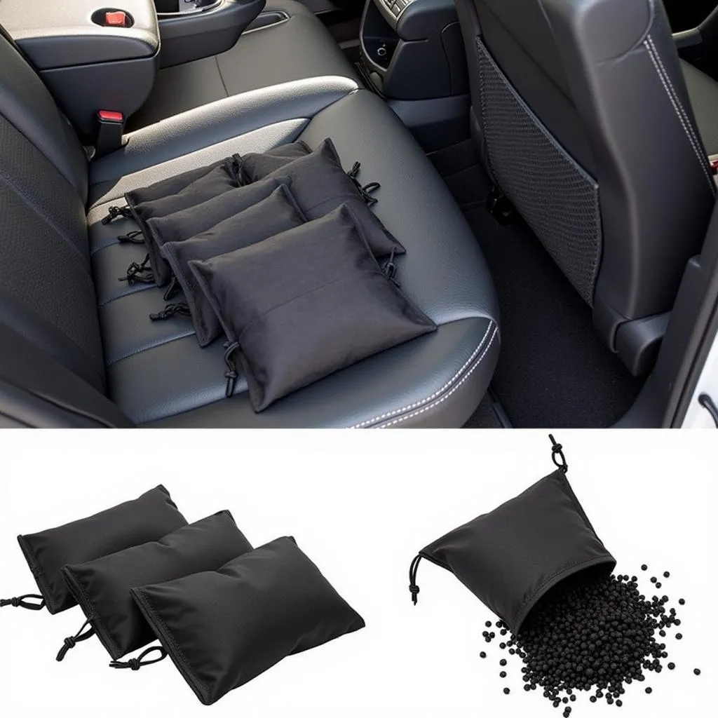 Activated Charcoal Bags in Car