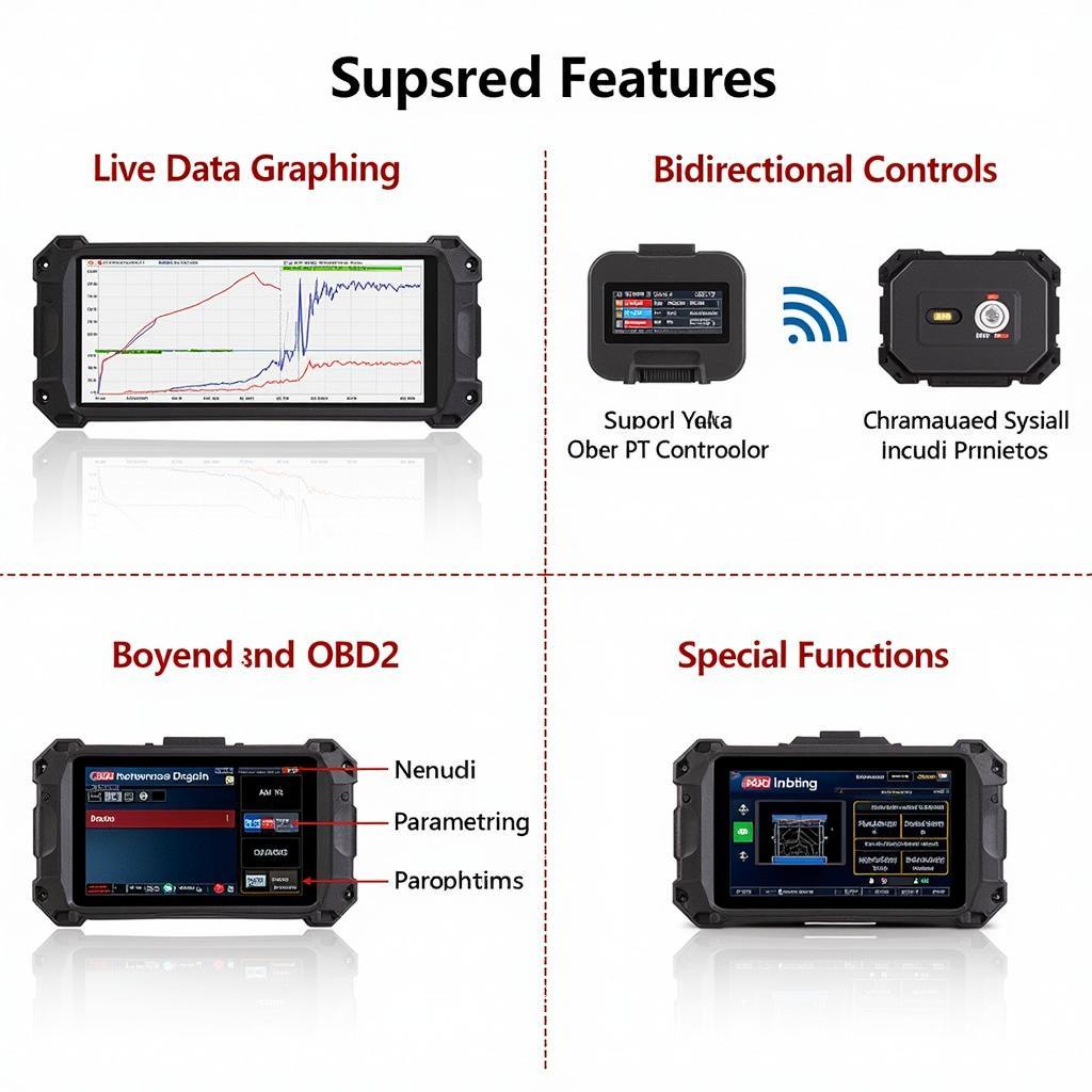 Advanced OBD2 Scan Tool Features Display