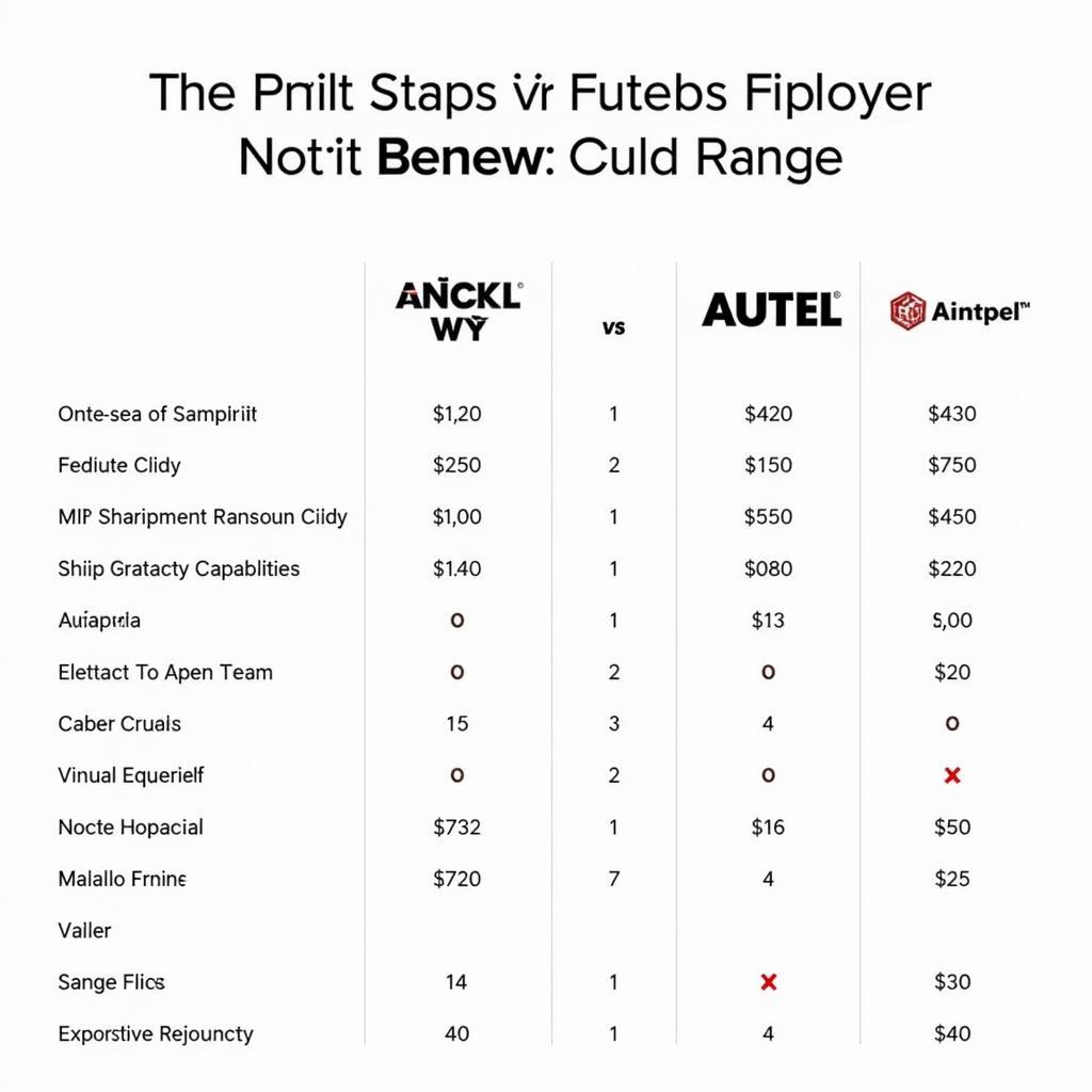 Ancel X6 vs Autel Price Comparison