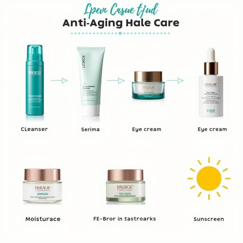 Anti-aging skin care routine