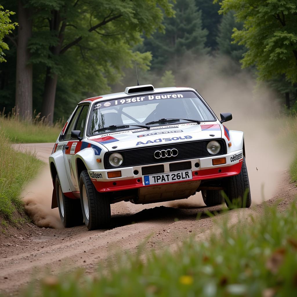 Audi UR Quattro in action