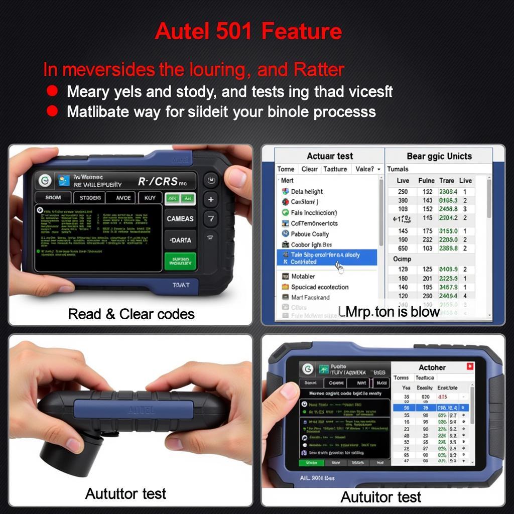 Autel 501 Diagnostic Scanner Features