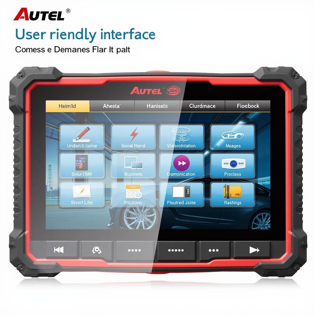 Autel 508 Scanner Interface