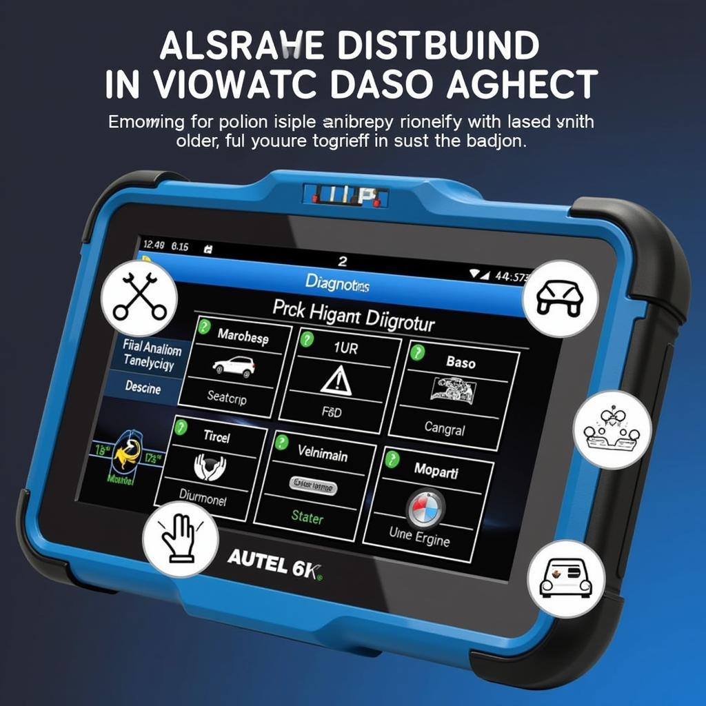 Autel 6K Diagnostic Interface in Use