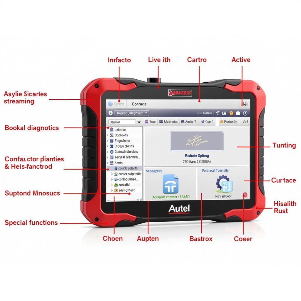 Autel 708 Maxidas advanced diagnostic features