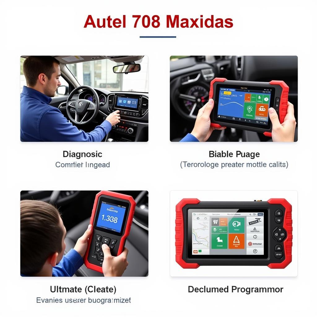 Autel 708 Maxidas usage scenarios