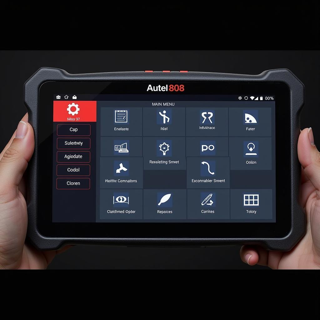 Autel 808 User Interface