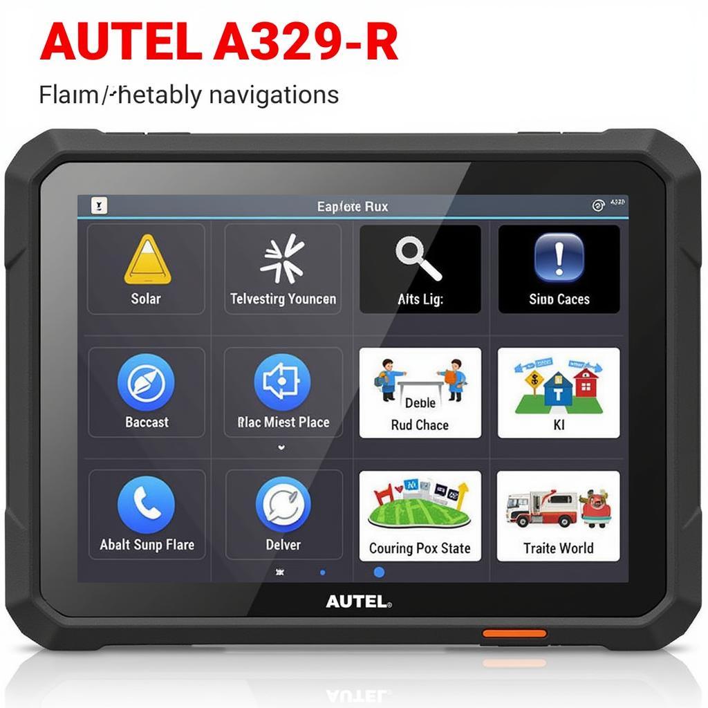 User-Friendly Interface of the Autel A329-R