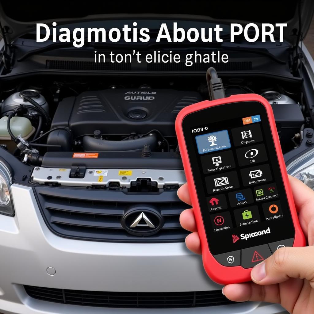 Autel AL139 OBD2 Scanner in Use