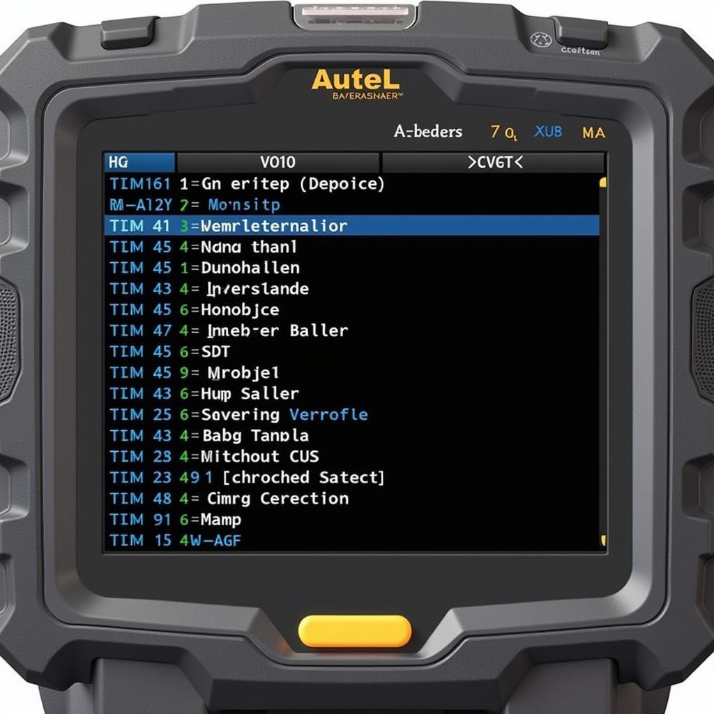 Autel AL519 Displaying Diagnostic Codes