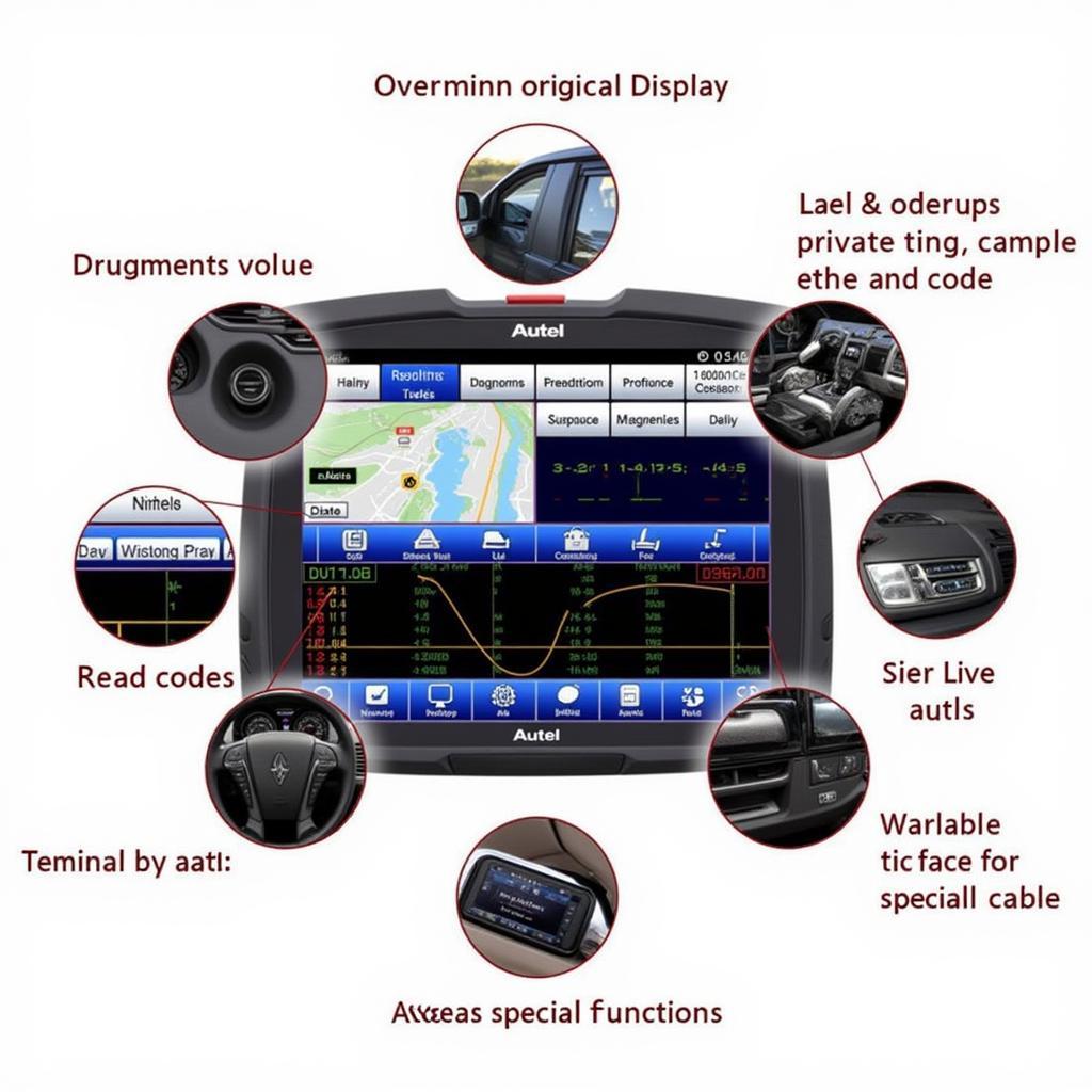 Autel AL519 OBD2 Scanner Features Display