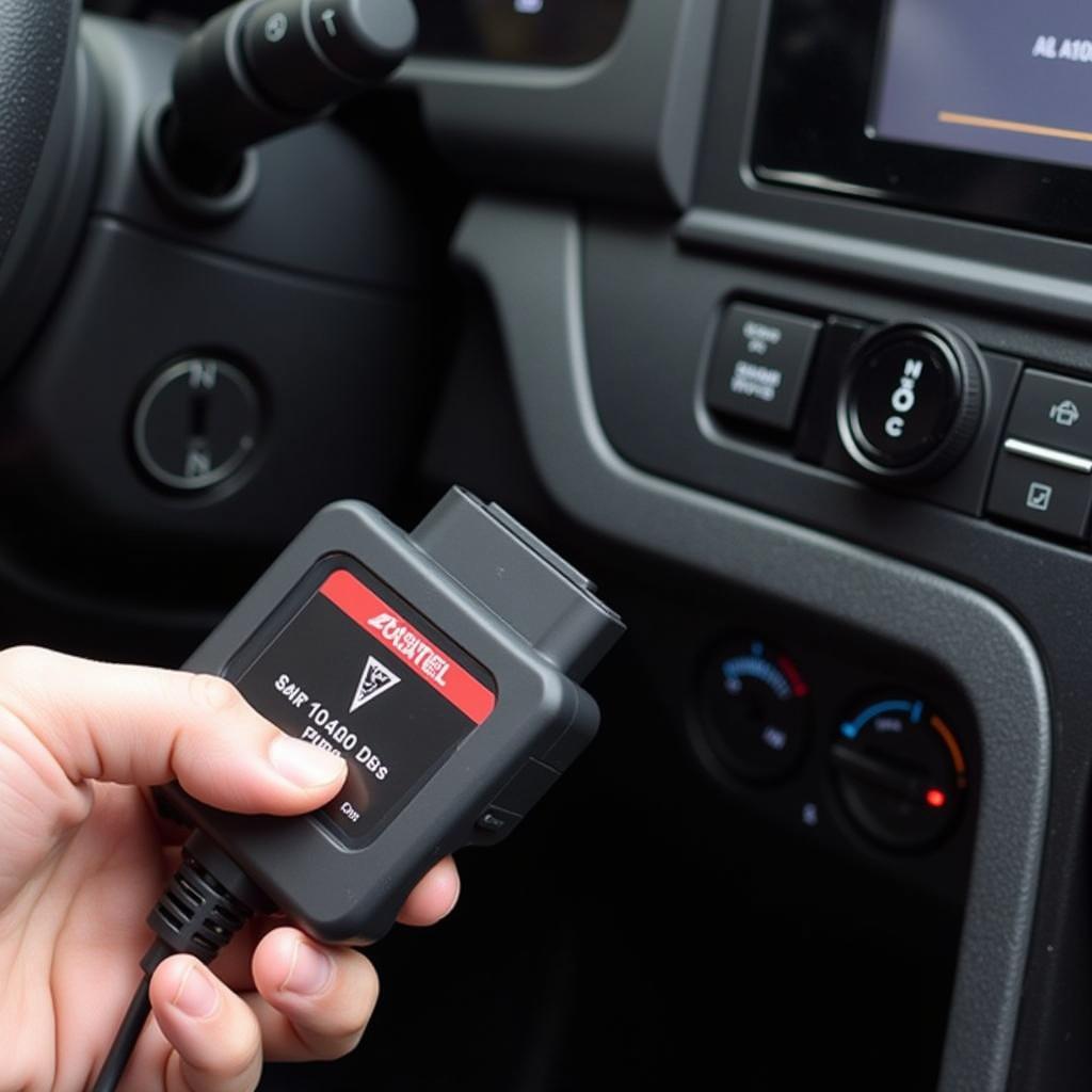 Autel AP A103 Connected to OBD2 Port