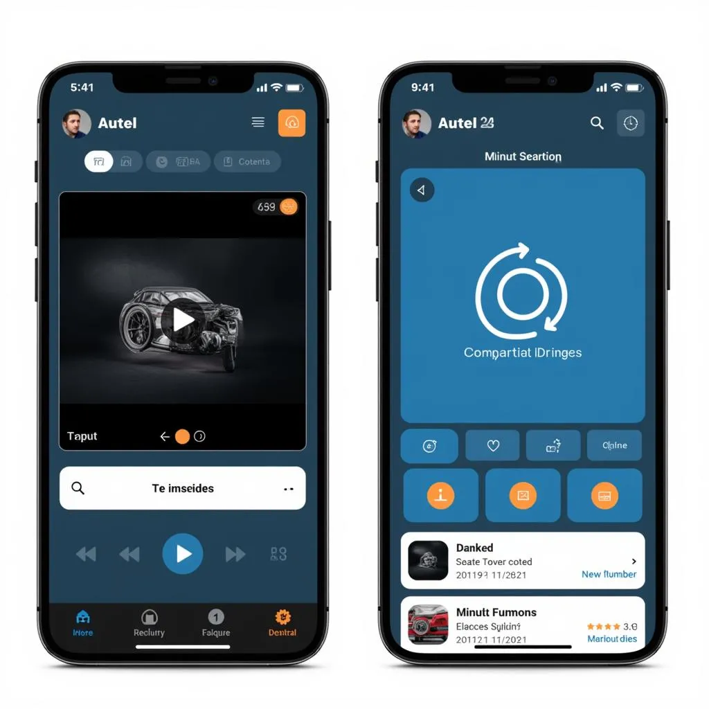 Autel App Interface