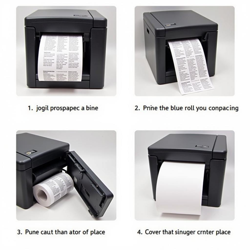 Loading Thermal Printer Paper into Autel BT608