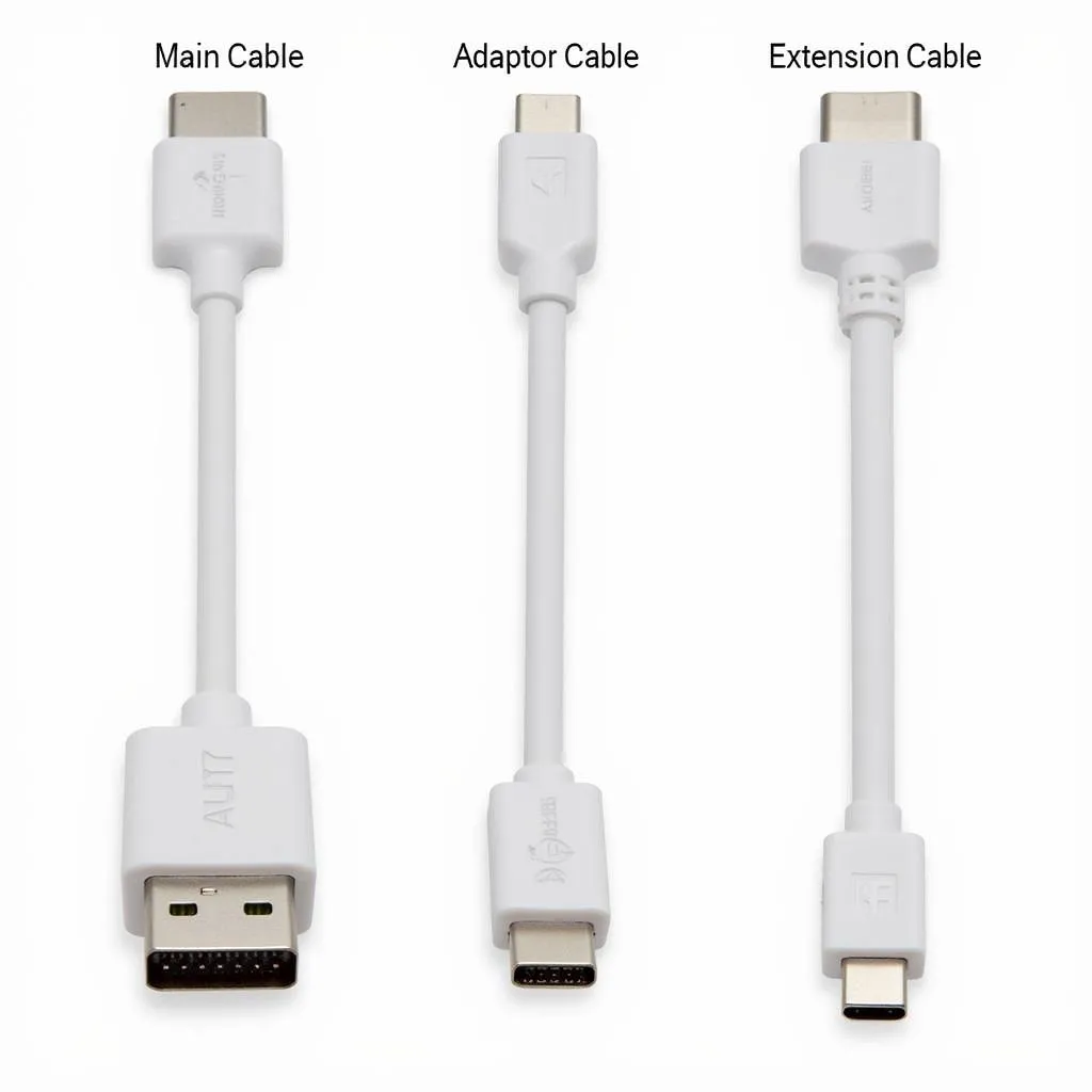 Autel cable types