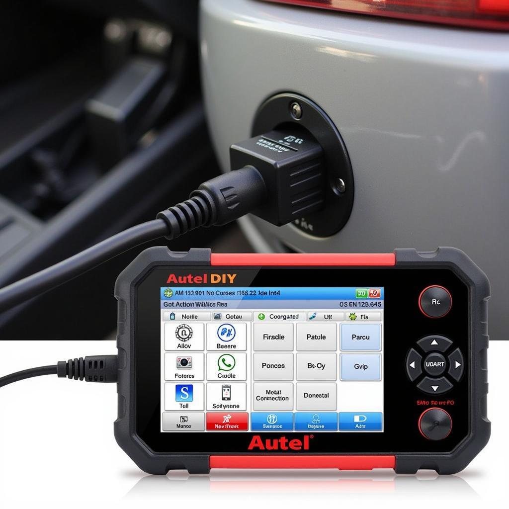 Autel DIY MD802 Performing Diagnostics