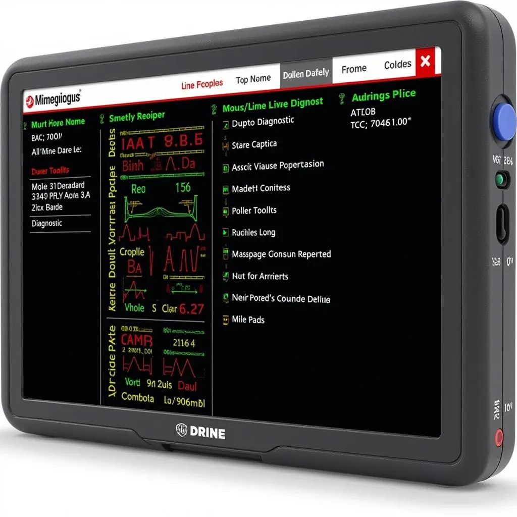 Autel Drine Software Interface Display