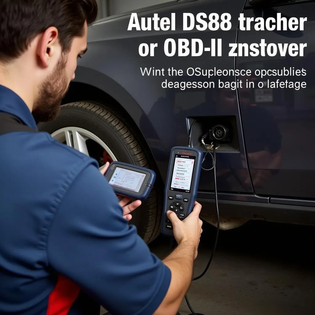 Autel DS808 Performing Vehicle Diagnostics