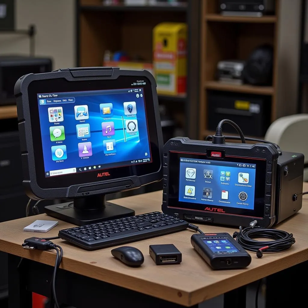 Autel G-Box and Scanner Setup