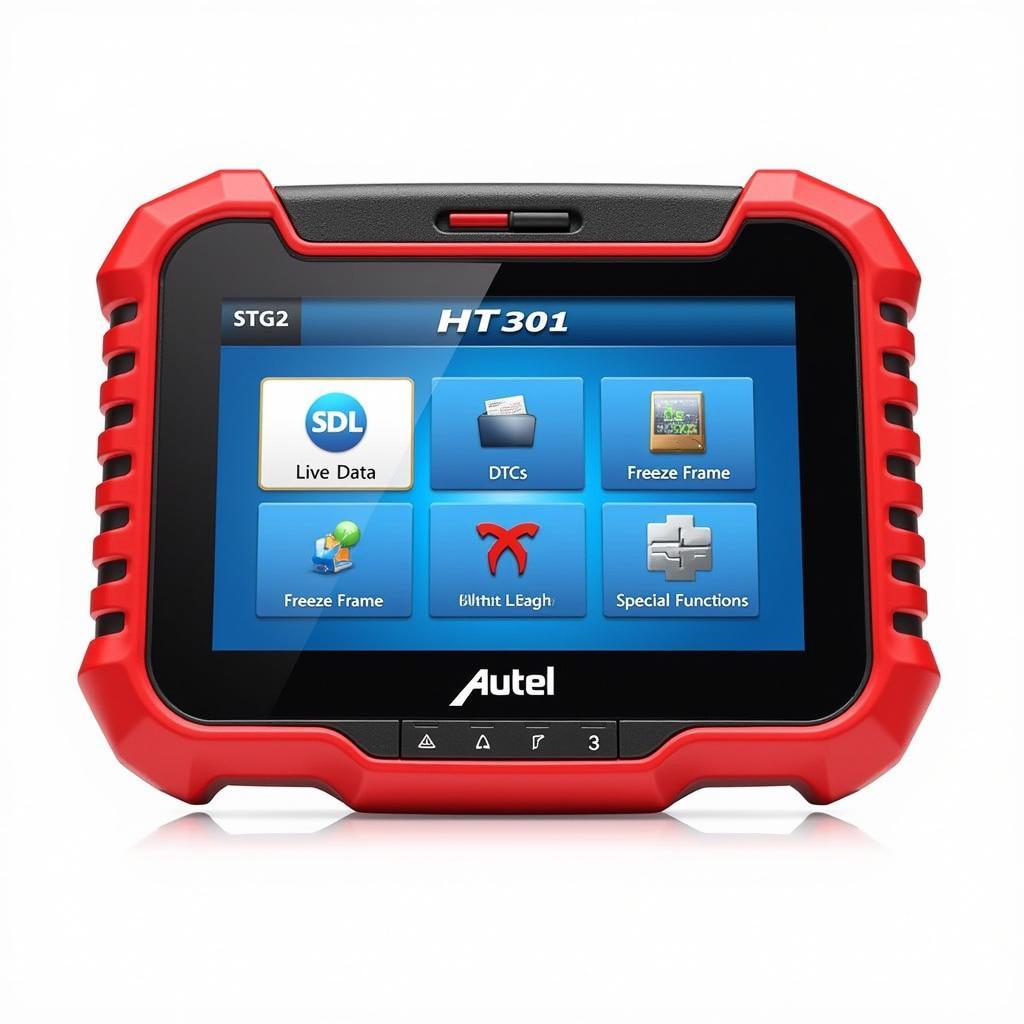 Autel HT301 main menu display