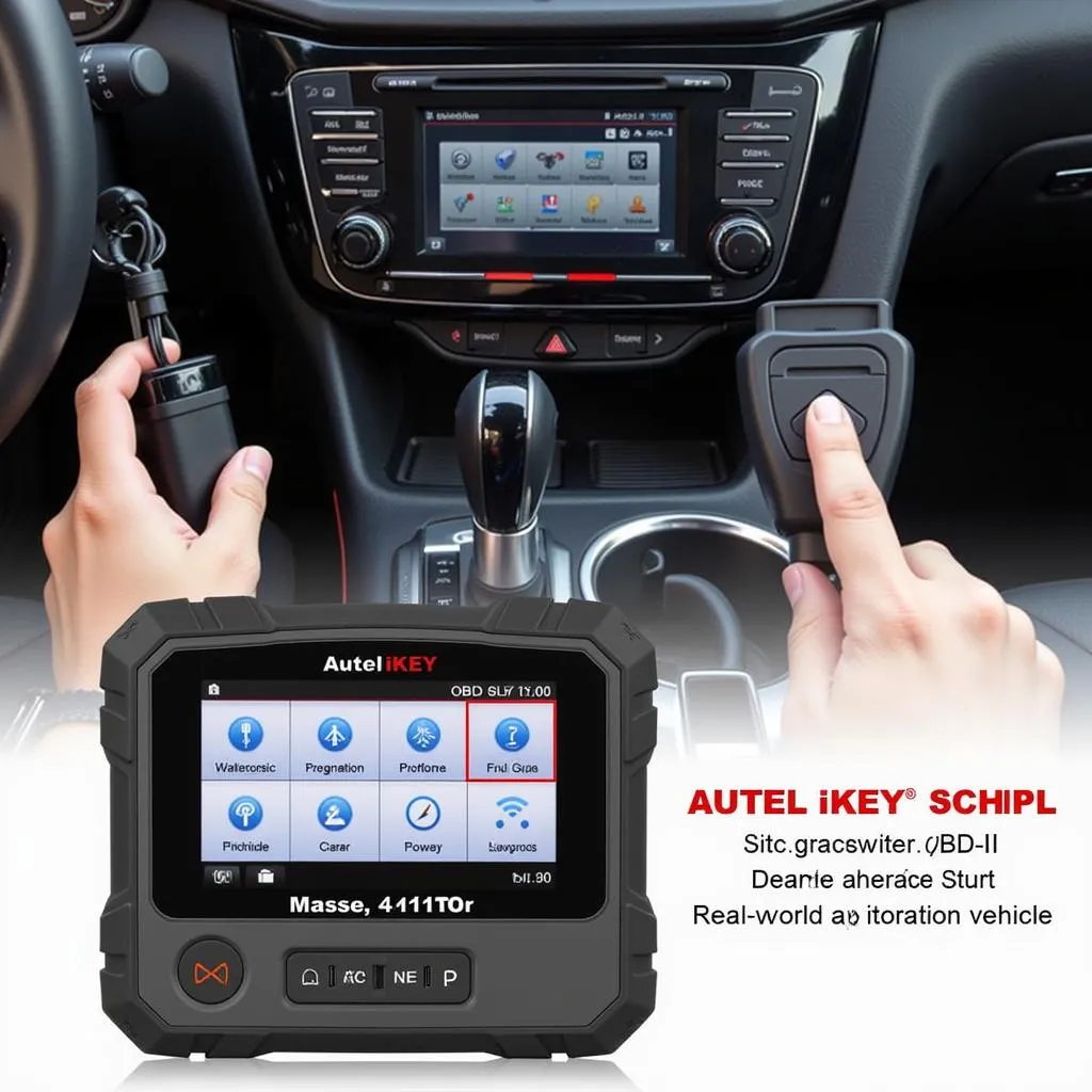 Autel iKey in Action for Car Diagnostics