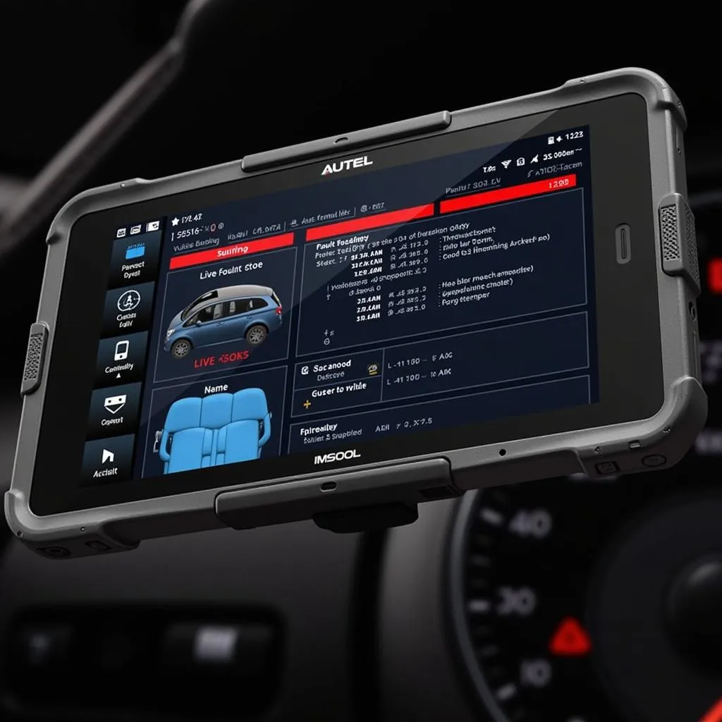 Autel IM508 Pro Performing Diagnostics