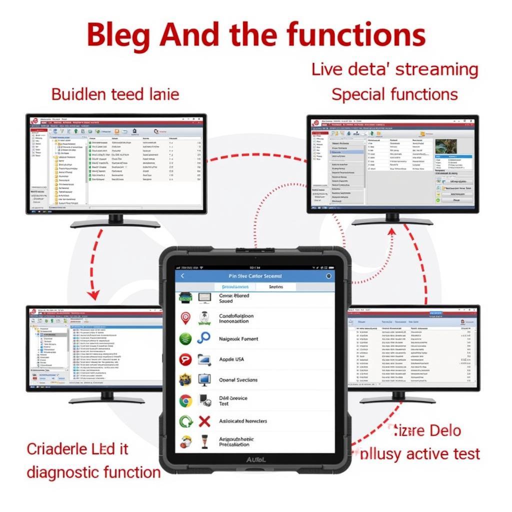 Autel IM808 Diagnostic Functions Screen