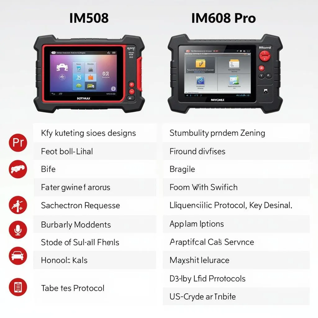 Comparing Autel Key Programmer Models IM508 and IM608 Pro